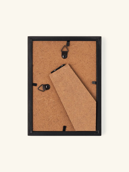 Cadre photo en bois noir pour mettre en valeur l’empreinte de votre animal